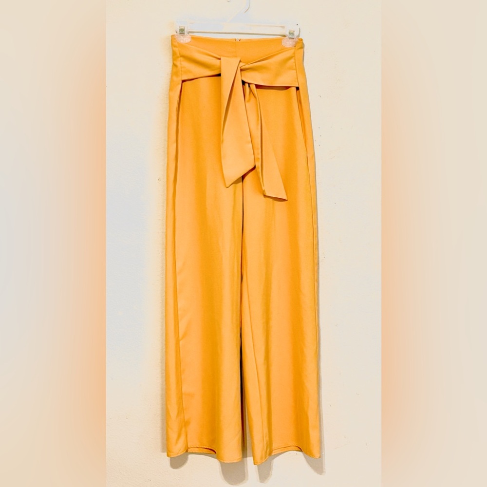 Gypsies & Moondust Wide leg Mustard/Yellow
Pants Sz Small Boho Business Palazzo